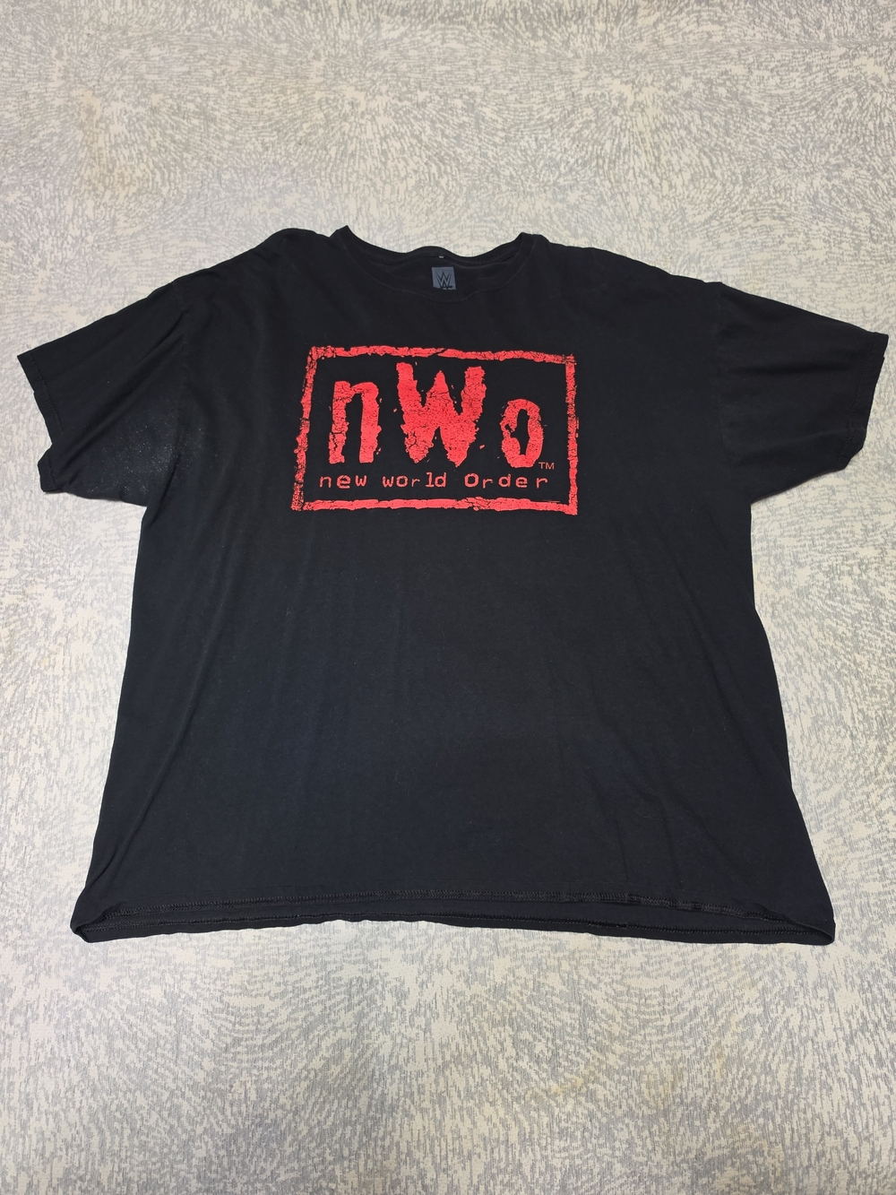 NWO. New World Order. Black Short Sleeve Wrestling